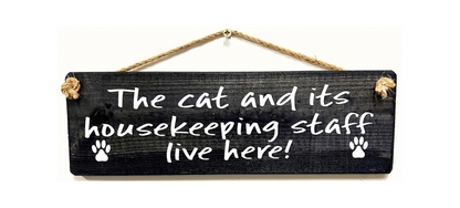 The Cat and it's Housekeeping Staff