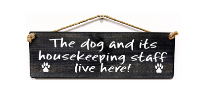 The Dog and it's Housekeeping Staff