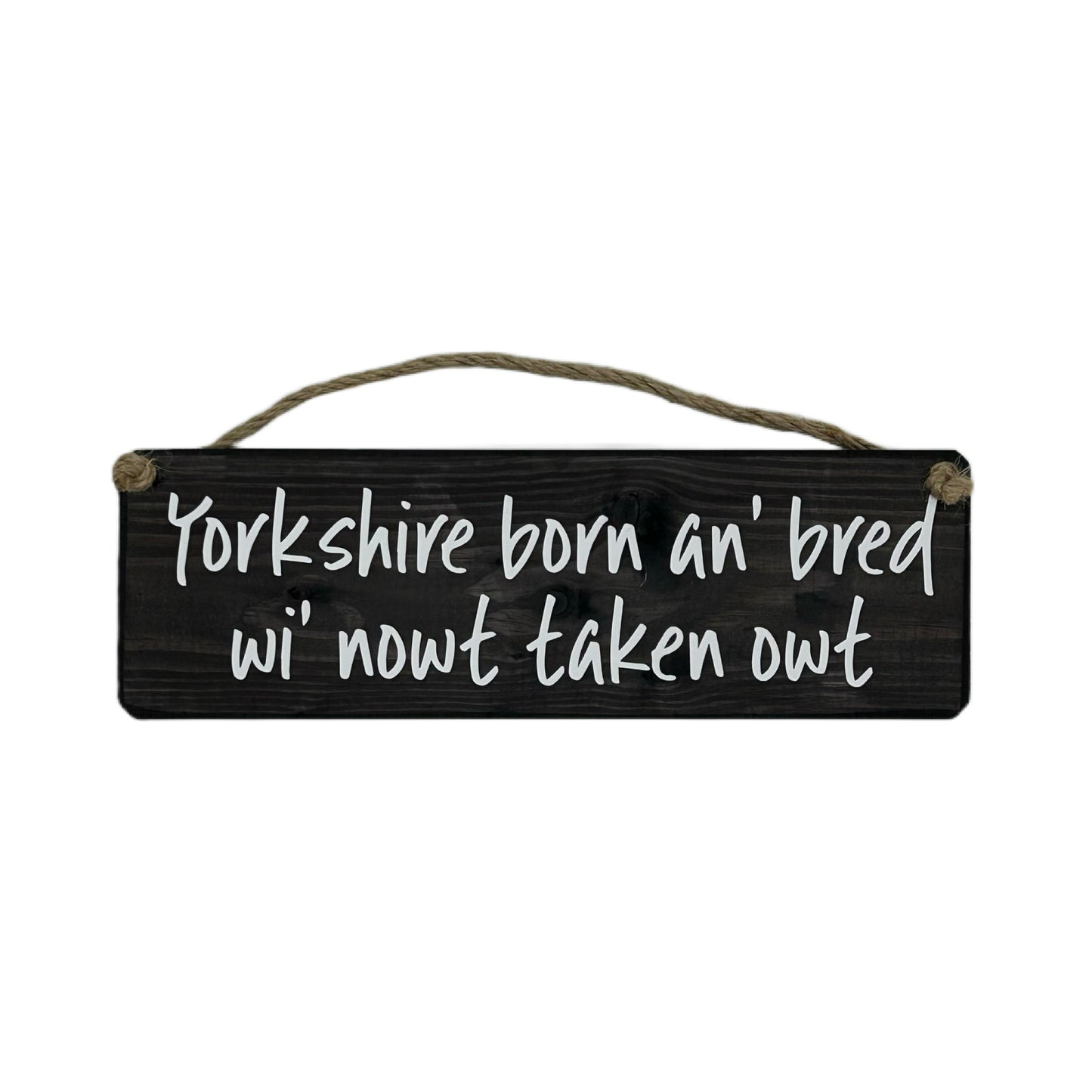 Yorkshire born & bred