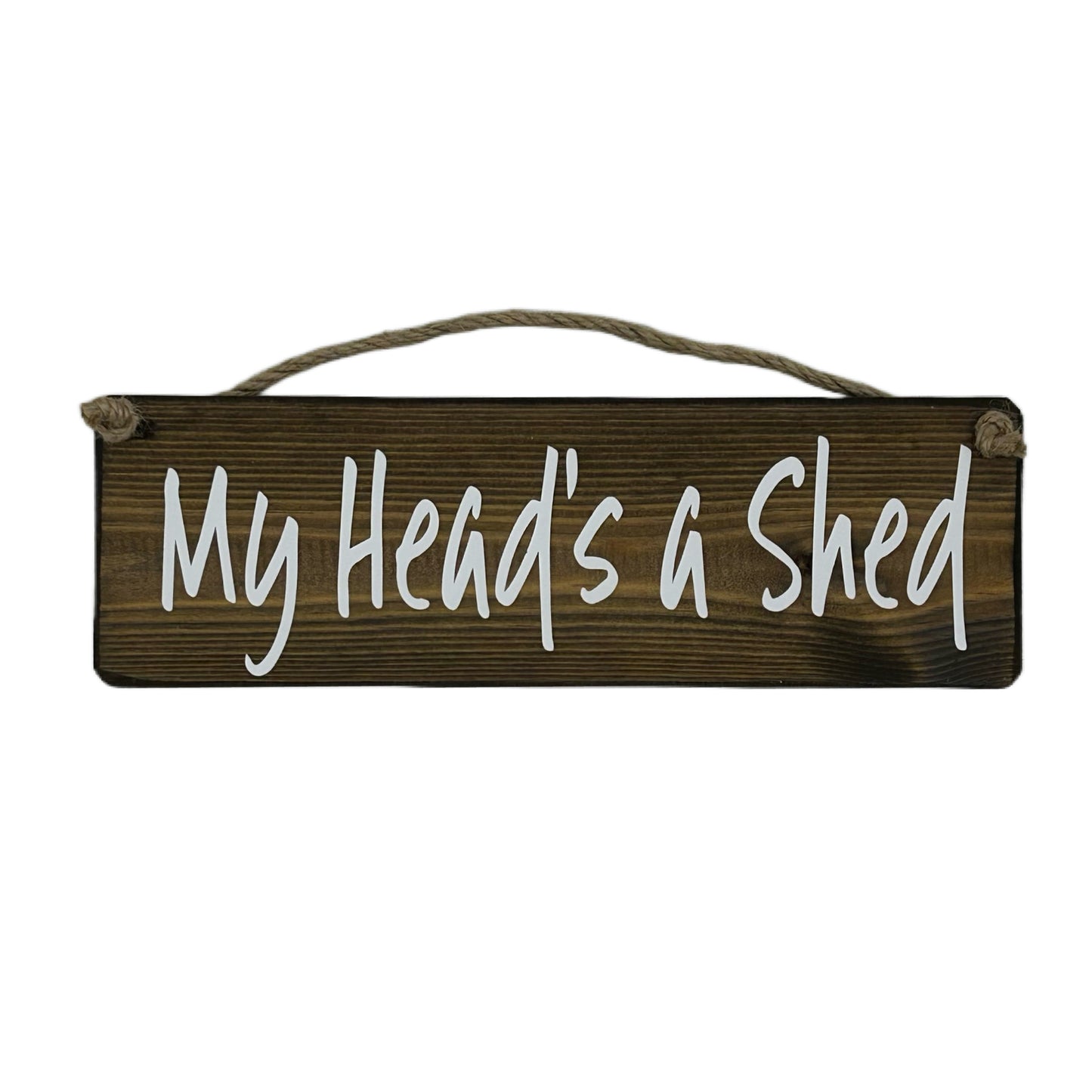 My Heads a shed