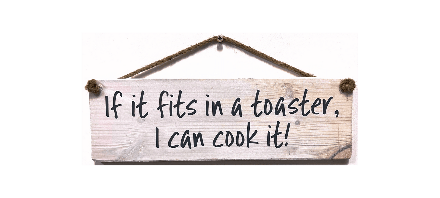 If it fits in a toaster, I can cook it