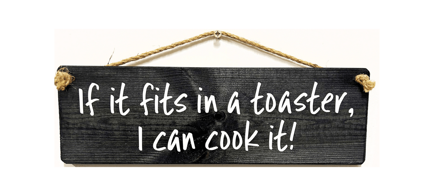 If it fits in a toaster, I can cook it