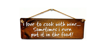 I love to cook with wine
