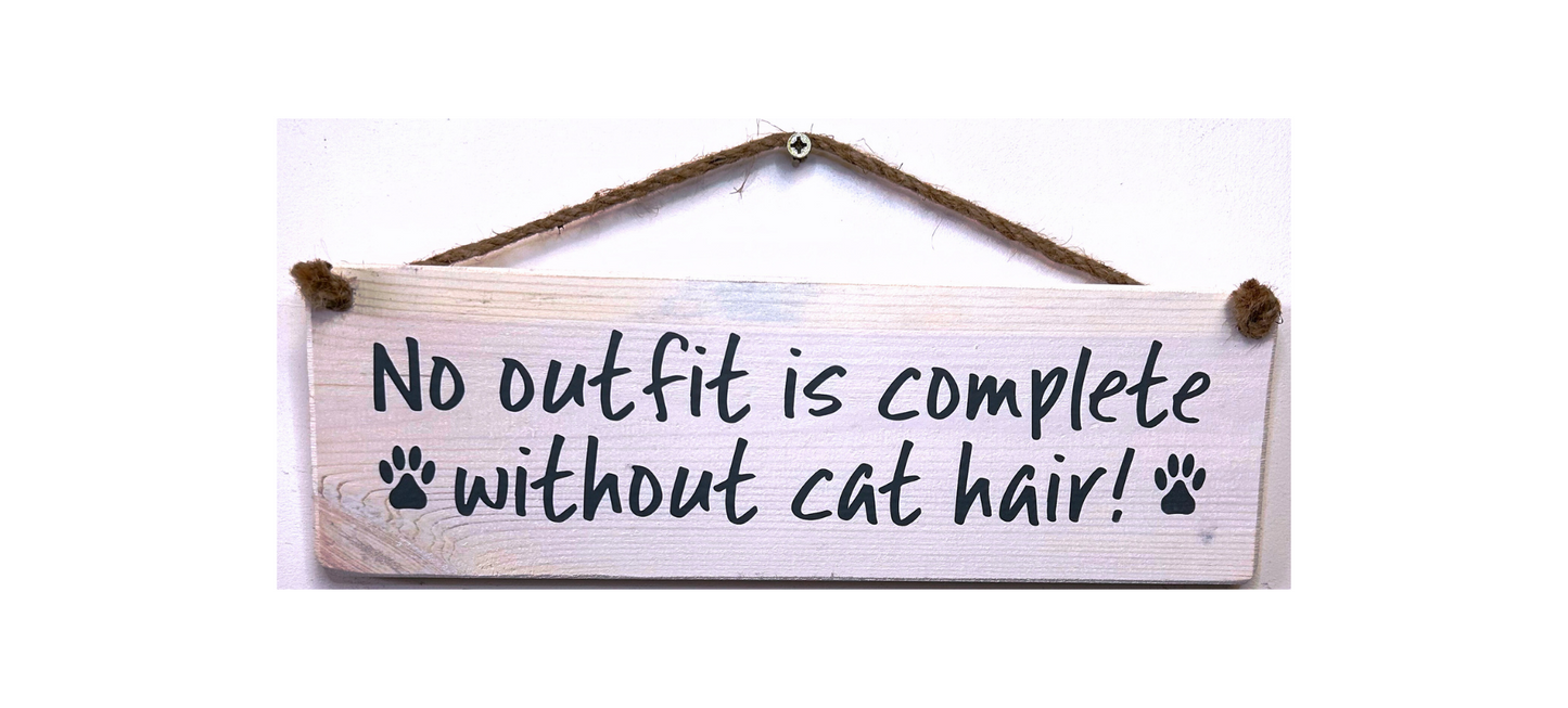 No outfit is complete without cat hair
