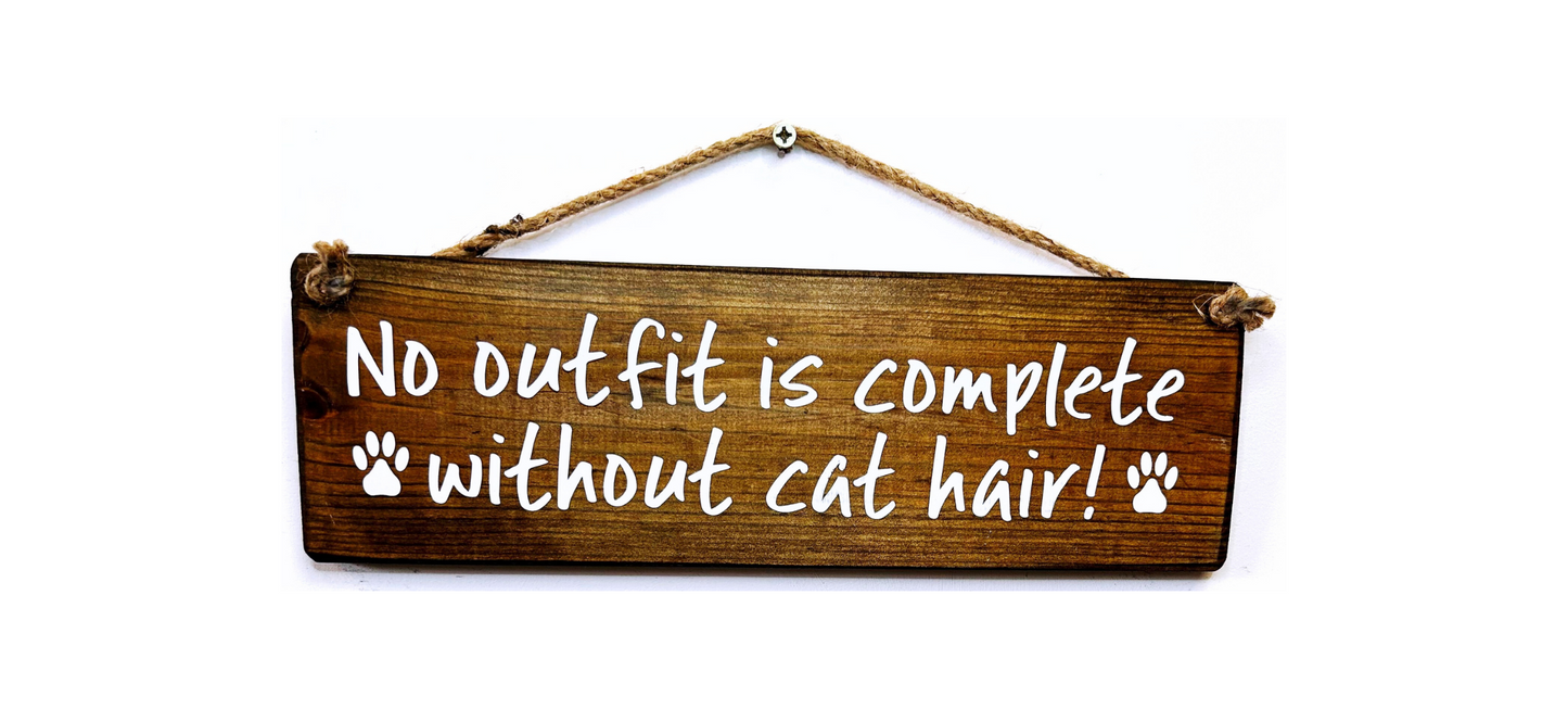 No outfit is complete without cat hair