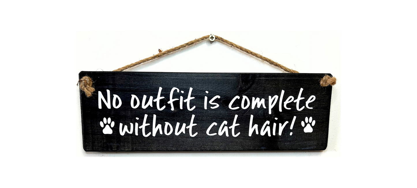 No outfit is complete without cat hair