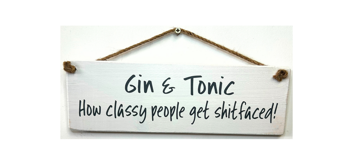 Gin & Tonic. How classy people get shit-faced!