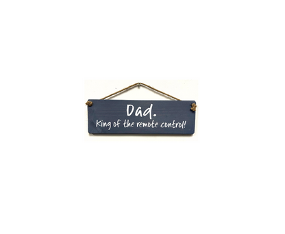 Dad, King of the Remote Control.