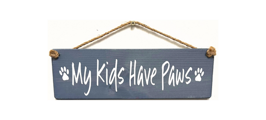 My kids have paws!