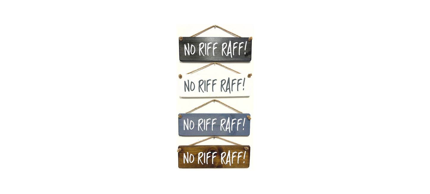 No Riff Raff
