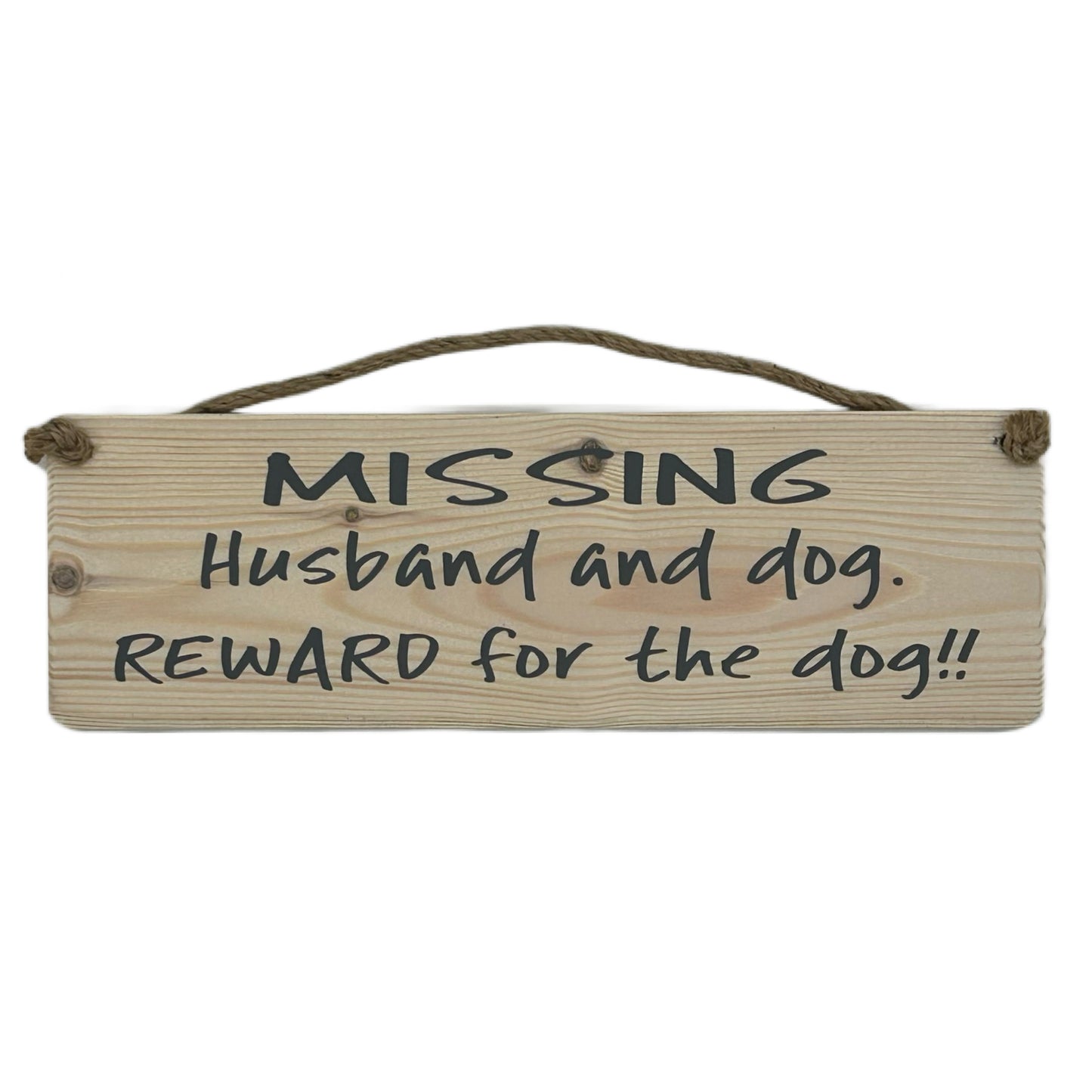 Missing Husband and dog. Reward for the dog