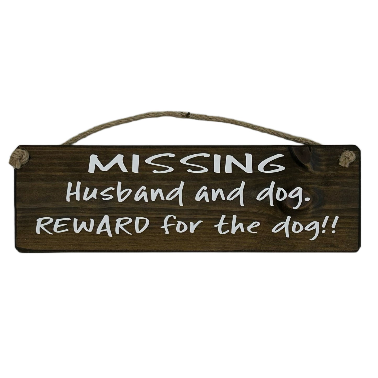 Missing Husband and dog. Reward for the dog