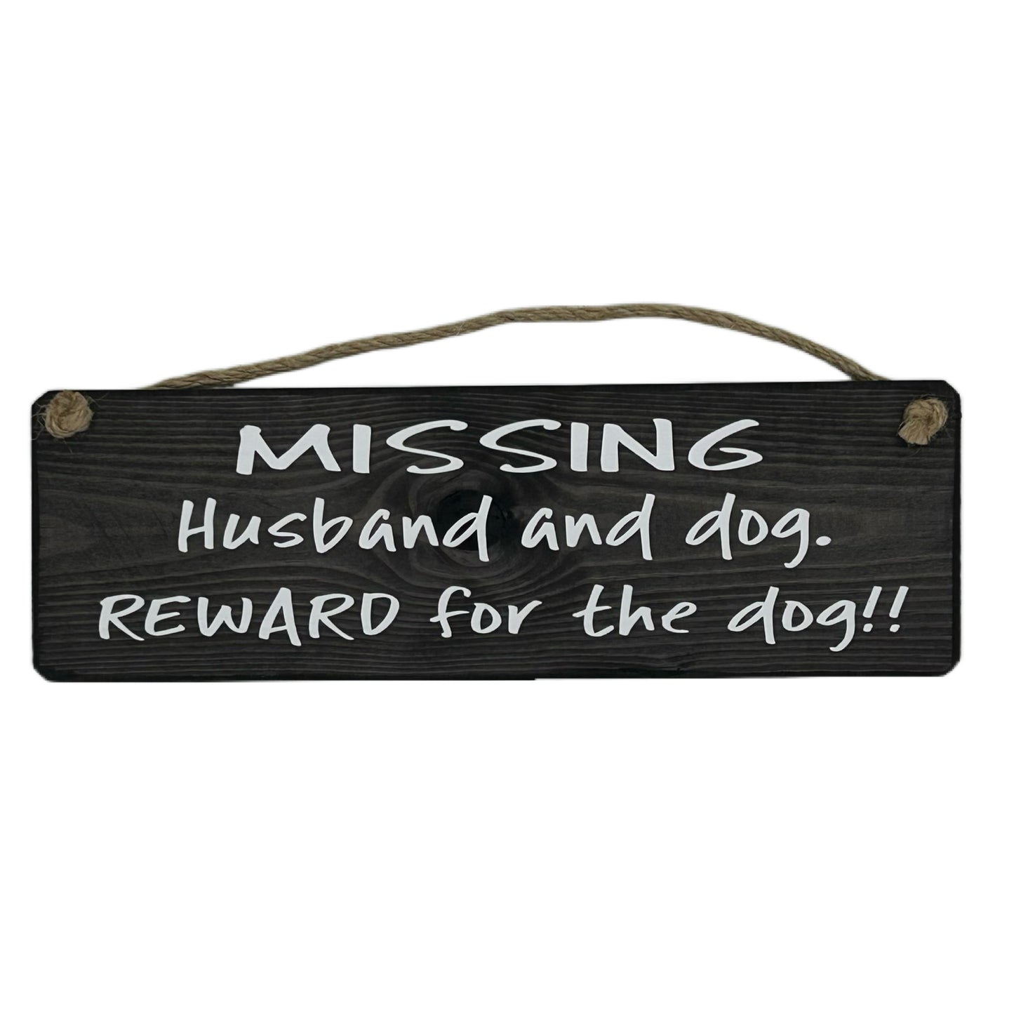 Missing Husband and dog. Reward for the dog