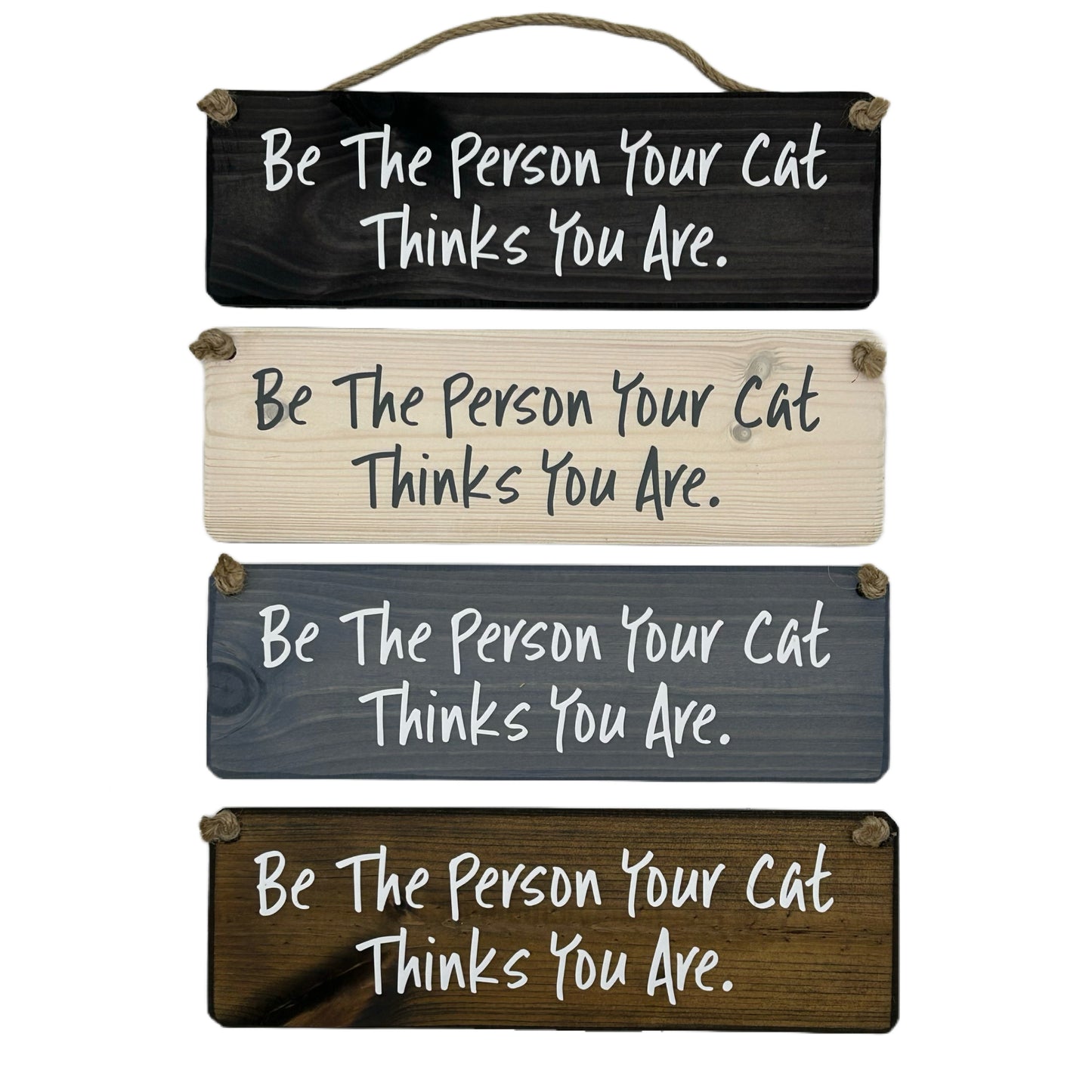 Be the person your cat thinks you are!
