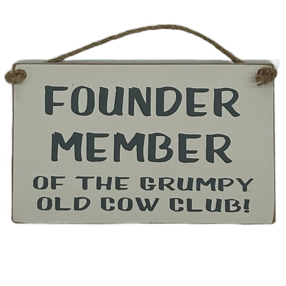 Founder of the Grumpy Old Cow Club