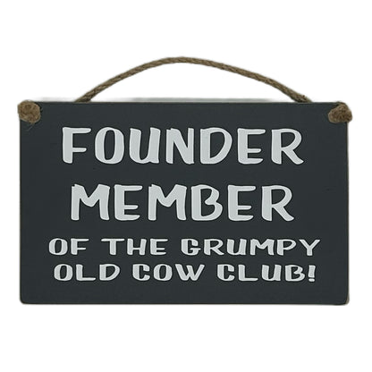 Founder of the Grumpy Old Cow Club