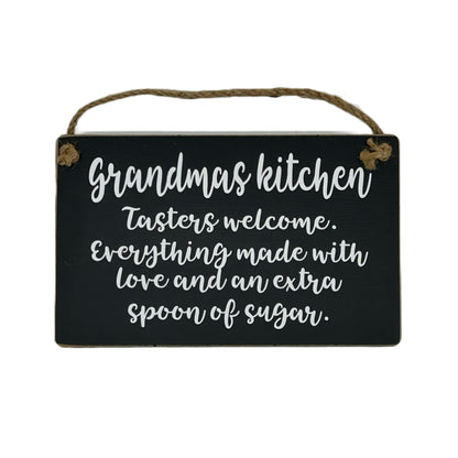 Grandma's kitchen taster welcome. Everything made with love and an extra