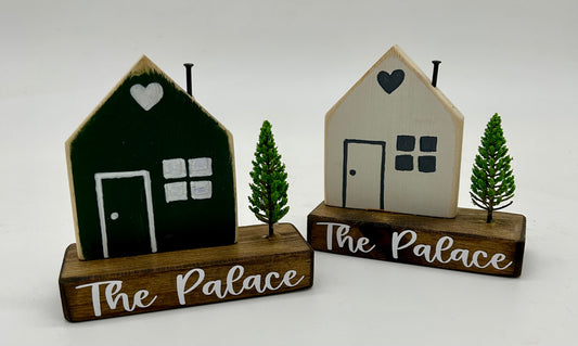 The Palace. Hand Made House Free-Standing Ornament